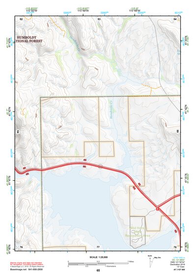41115NW Page 65 Jarbidge Mountains Topo Preview 1