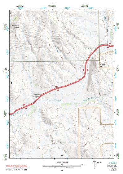 41115NW Page 67 Jarbidge Mountains Topo Preview 1