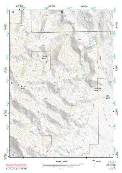 41115NW Page 71 Jarbidge Mountains Topo Preview 1