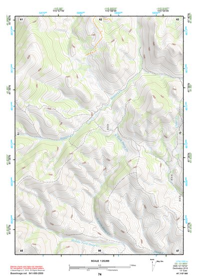 41115NW Page 74 Jarbidge Mountains Topo Preview 1