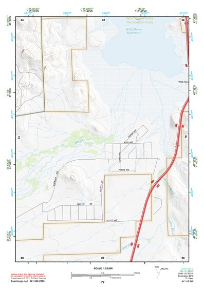41115NW Page 77 Jarbidge Mountains Topo Preview 1