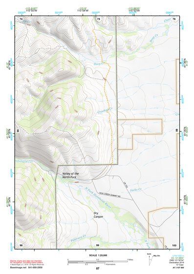 41115NW Page 87 Jarbidge Mountains Topo Preview 1