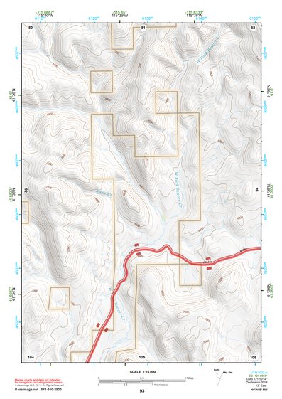 41115NW Page 93 Jarbidge Mountains Topo Preview 1