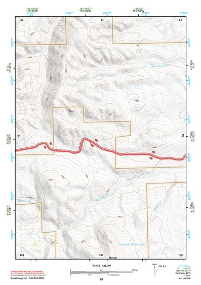 41115NW Page 95 Jarbidge Mountains Topo Preview 1