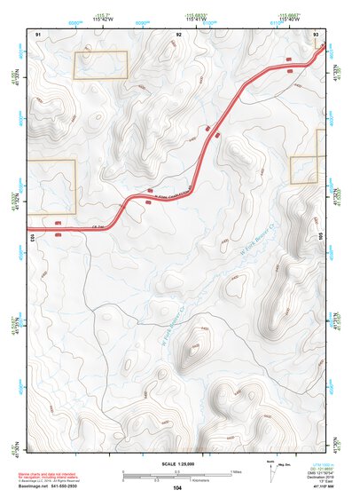 41115NW Page 104 Jarbidge Mountains Topo Preview 1