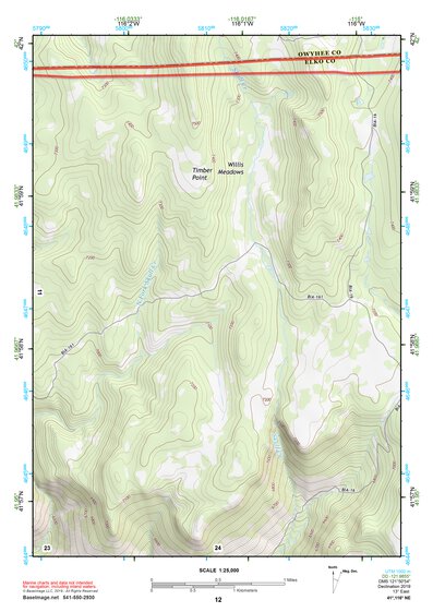 41116NE Page 12 Bull Run Mountains Topo Preview 1