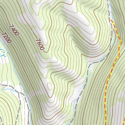 41116NE Page 70 Bull Run Mountains Topo Preview 3