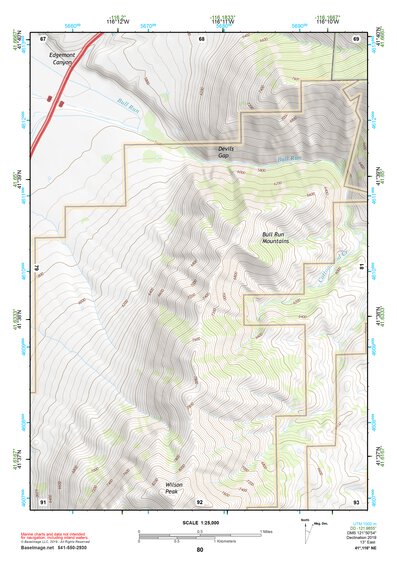 41116NE Page 80 Bull Run Mountains Topo Preview 1