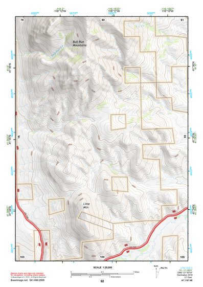 41116NE Page 92 Bull Run Mountains Topo Preview 1