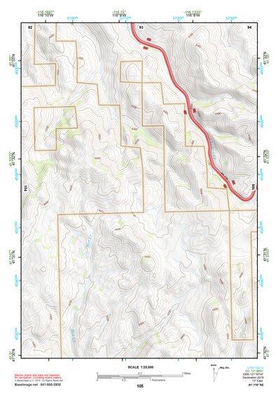 41116NE Page 105 Bull Run Mountains Topo Preview 1