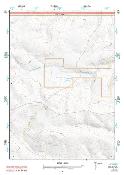 41117NE Page 5 Quinn River Valley Topo Preview 1