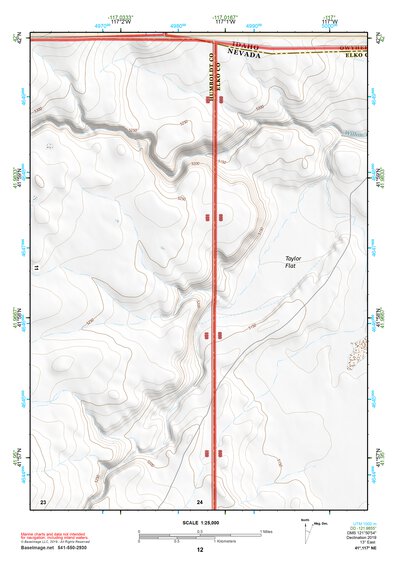 41117NE Page 12 Quinn River Valley Topo Preview 1