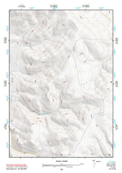 41117NE Page 13 Quinn River Valley Topo Preview 1