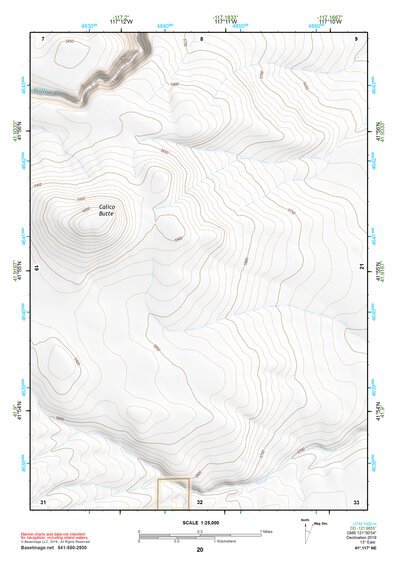 41117NE Page 20 Quinn River Valley Topo Preview 1