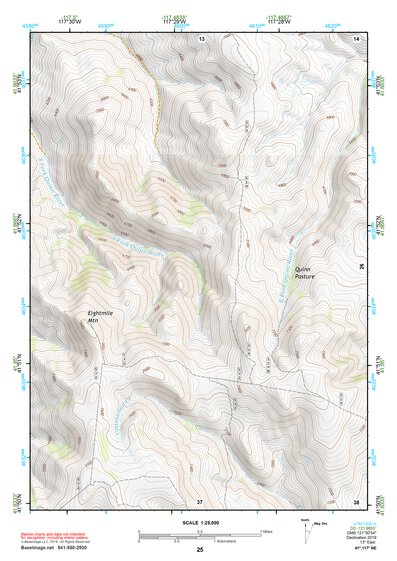 41117NE Page 25 Quinn River Valley Topo Preview 1