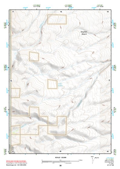 41117NE Page 30 Quinn River Valley Topo Preview 1