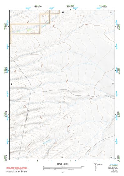 41117NE Page 32 Quinn River Valley Topo Preview 1