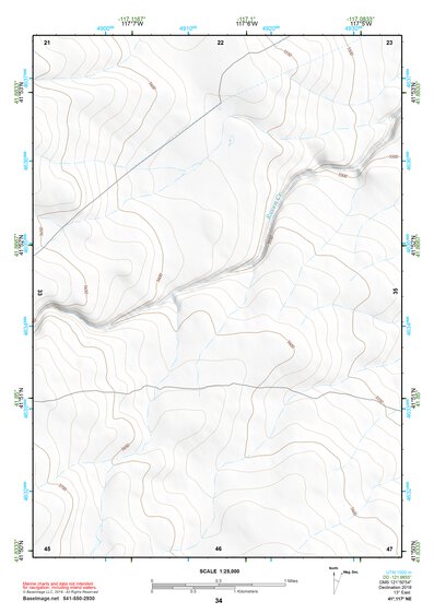41117NE Page 34 Quinn River Valley Topo Preview 1
