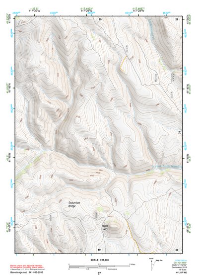 41117NE Page 37 Quinn River Valley Topo Preview 1