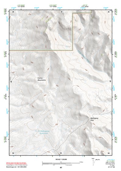 41117NE Page 41 Quinn River Valley Topo Preview 1