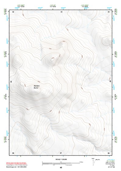 41117NE Page 45 Quinn River Valley Topo Preview 1