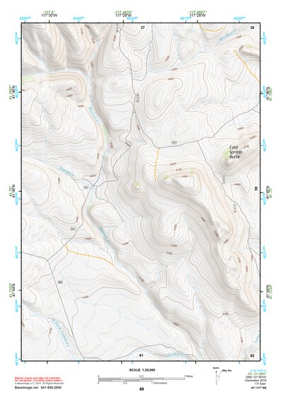 41117NE Page 49 Quinn River Valley Topo Preview 1