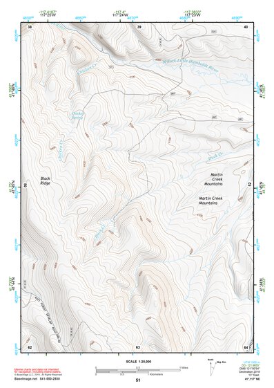 41117NE Page 51 Quinn River Valley Topo Preview 1
