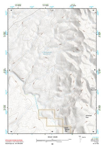 41117NE Page 53 Quinn River Valley Topo Preview 1