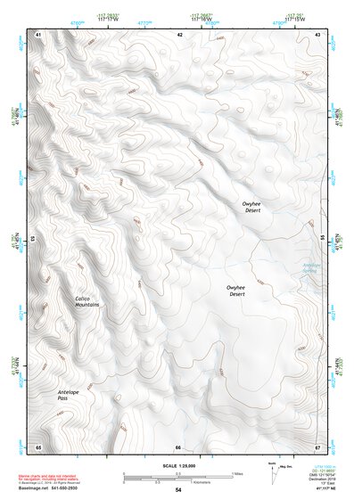 41117NE Page 54 Quinn River Valley Topo Preview 1
