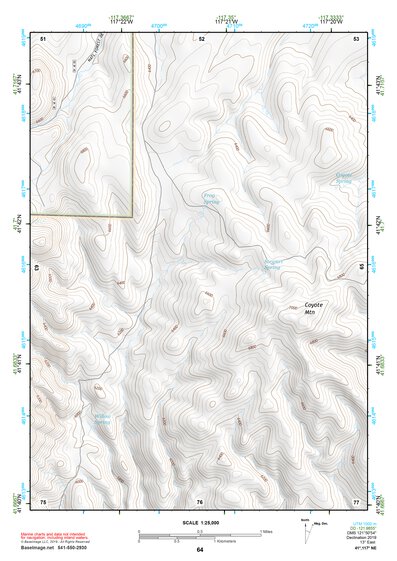 41117NE Page 64 Quinn River Valley Topo Preview 1