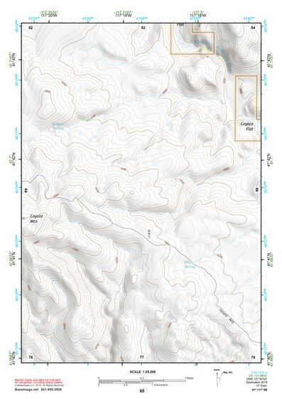 41117NE Page 65 Quinn River Valley Topo Preview 1