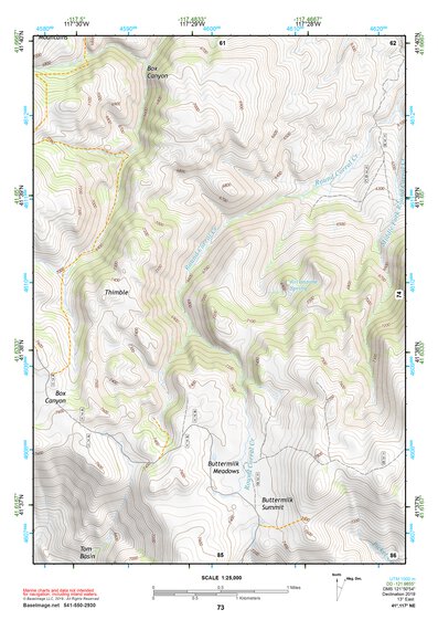 41117NE Page 73 Quinn River Valley Topo Preview 1
