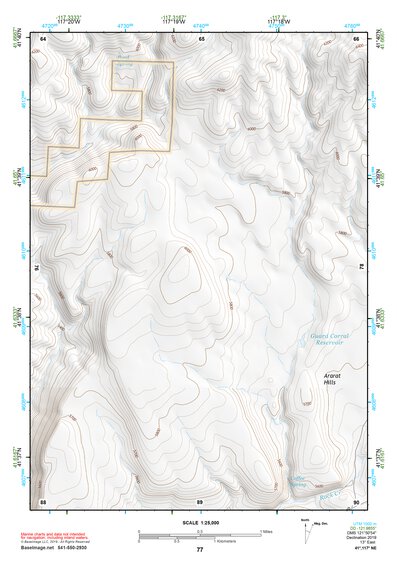 41117NE Page 77 Quinn River Valley Topo Preview 1