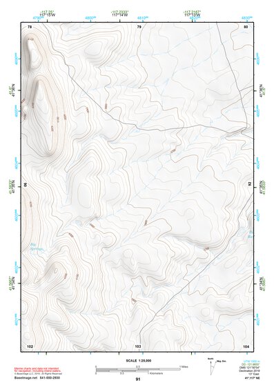 41117NE Page 91 Quinn River Valley Topo Preview 1