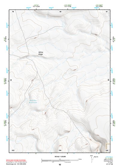 41117NE Page 92 Quinn River Valley Topo Preview 1