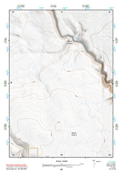 41117NE Page 93 Quinn River Valley Topo Preview 1