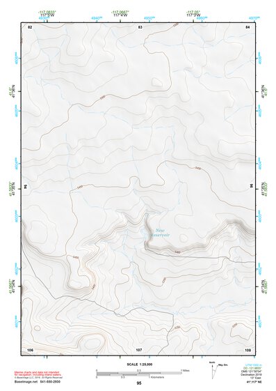 41117NE Page 95 Quinn River Valley Topo Preview 1