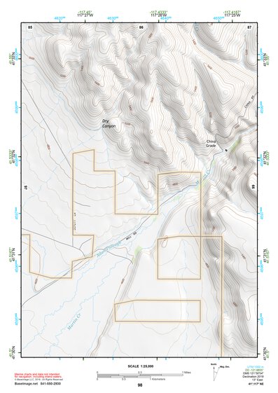 41117NE Page 98 Quinn River Valley Topo Preview 1