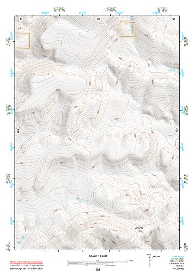 41117NE Page 102 Quinn River Valley Topo Preview 1
