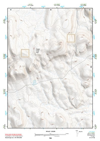 41117NE Page 104 Quinn River Valley Topo Preview 1
