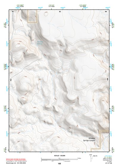 41117NE Page 105 Quinn River Valley Topo Preview 1