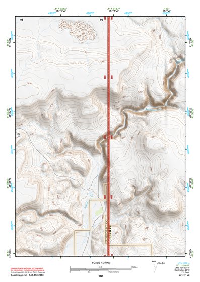 41117NE Page 108 Quinn River Valley Topo Preview 1