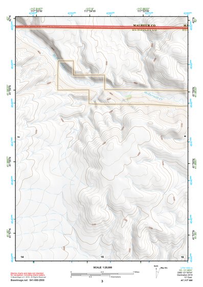 41117NW Page 3 Quinn River Valley Topo Preview 1