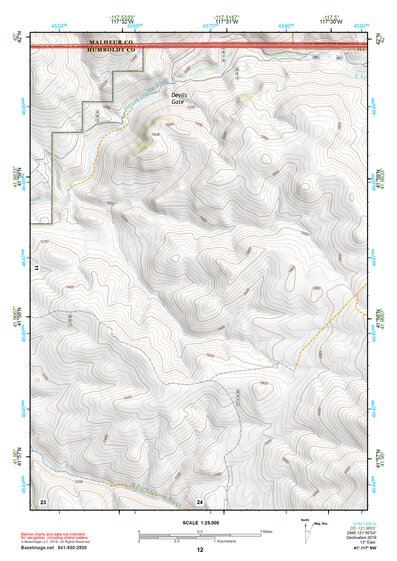 41117NW Page 12 Quinn River Valley Topo Preview 1