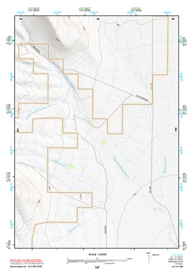41117NW Page 107 Quinn River Valley Topo Preview 1