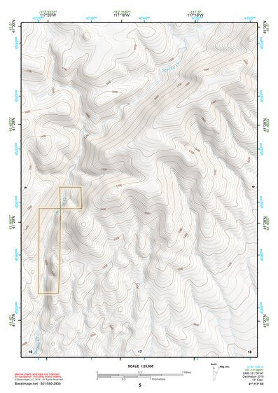 41117SE Page 5 Osgood Mountains Topo Preview 1