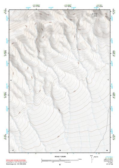 41117SE Page 6 Osgood Mountains Topo Preview 1