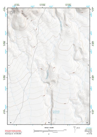 41117SE Page 7 Osgood Mountains Topo Preview 1