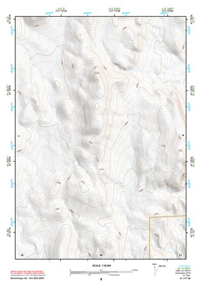 41117SE Page 8 Osgood Mountains Topo Preview 1