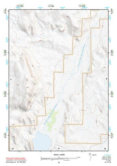 41117SE Page 9 Osgood Mountains Topo Preview 1